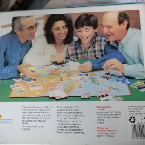 Discover Europe board game used