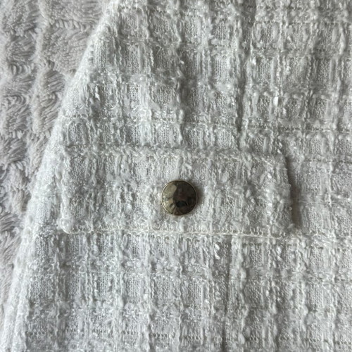 Zara White Textured Mini Skirt New with Tags Size XS
