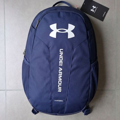 Under Armour Hustle Backpack navy blue, new