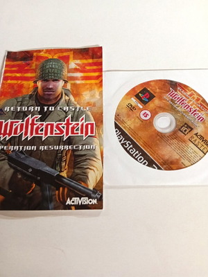 Return To Castle Wolfenstein: Operation Resurrection PS2 used with manual