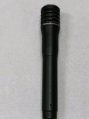 Electro-Voice PL37 condenser microphone used, XLR connection