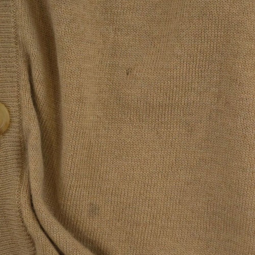 Maison Margiela luxury wool cardigan with leather patches size L used