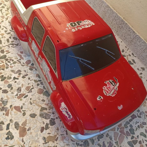 Remote Control Jeep Red Rear-Wheel Drive Like New