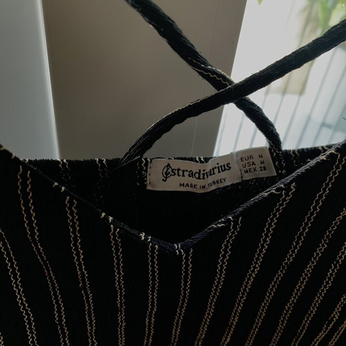 Stradivarius jumpsuit used, size M, black with shorts bottom