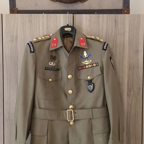 Summer Service Tunic 8G Africana Colonel Greek Army Special Forces like new