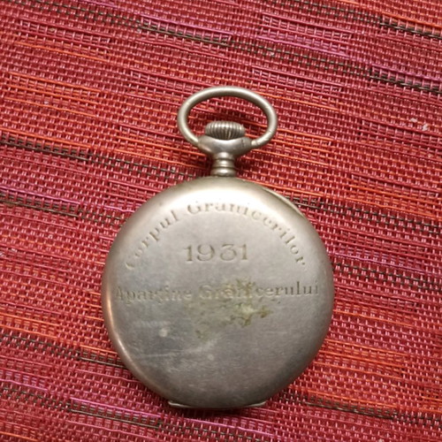 Tellus Granicer 1931 pocket watch used rare military