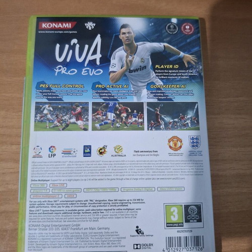Pro Evolution Soccer 2013 Xbox 360 like new