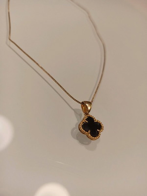 Silver 925 gold-plated pendant with chain new