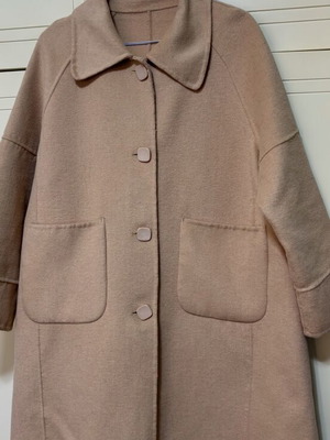 Παλτό γυναικείο καινούργιο μπεζ μέγεθος L