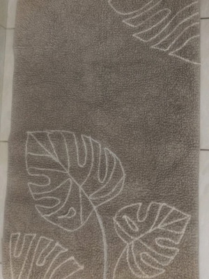 Palamaiki cotton bath mat used 50x80 cm gray