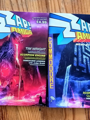ZZAP! AMIGA magazine 2 issues like new