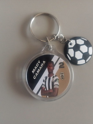 PAOK Mady Camara Round Keychain New