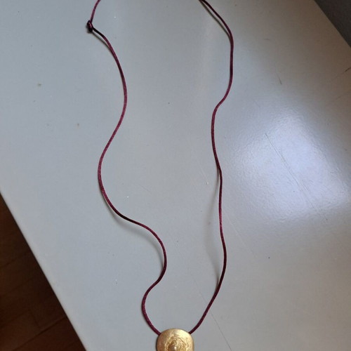 Gold-plated necklace from Cycladic Art Museum new