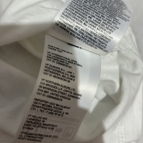 The North Face T-shirt, size Small, white