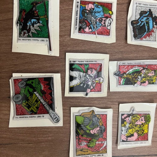GIJOE stickers like new, rare pack