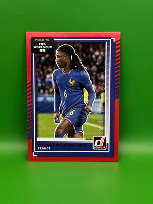 Donruss Road to FIFA World Cup ’26 Eduardo Camavinga κόκκινη κάρτα 37/75 σαν καινούργιο