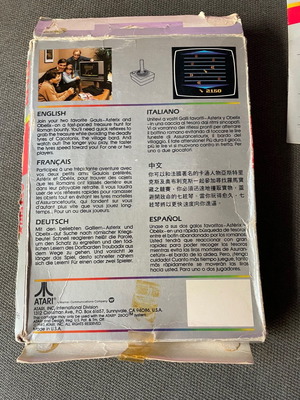 Asterix game for Atari 2600 used, complete in box