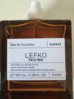 Korres Lefko Eau De Toilette unisex 100ml new