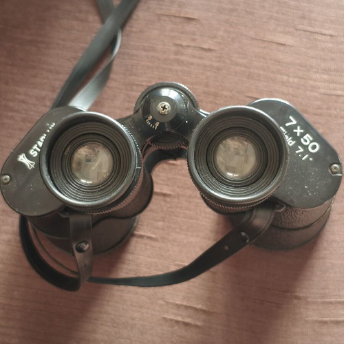 Vintage Starlux 7x50 Field 7.1 Binoculars used, made in Japan