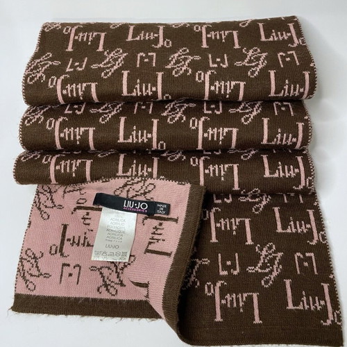 Liu Jo scarf used, brown and pink