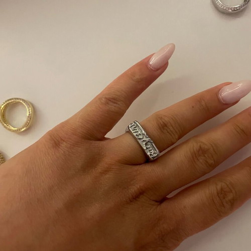 Stainless Steel Ring size 7 new