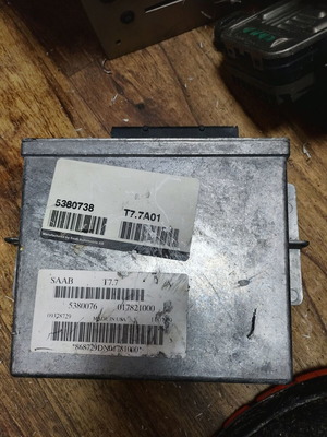 Saab 9-5 ECU computer used, model 5380076 5380738 T7