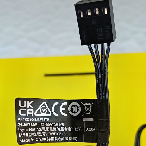 Corsair AF120 RGB Elite 120mm PWM Fans pack of 3 like new