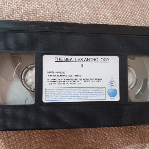 The Beatles Anthology 1 & 3 VHS tapes used, documentary