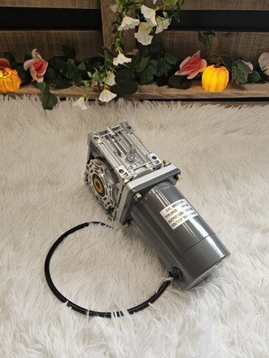 Gear Motor 120W DC 12V Worm Gear New, High Torque, Gray