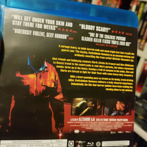 Switchblade Romance / Haute Tension Blu-Ray like new, French horror