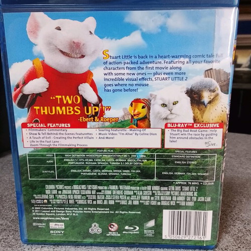 Stuart Little 2 Blu-ray like new