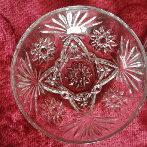 Glass Fondant Dish new from 1990