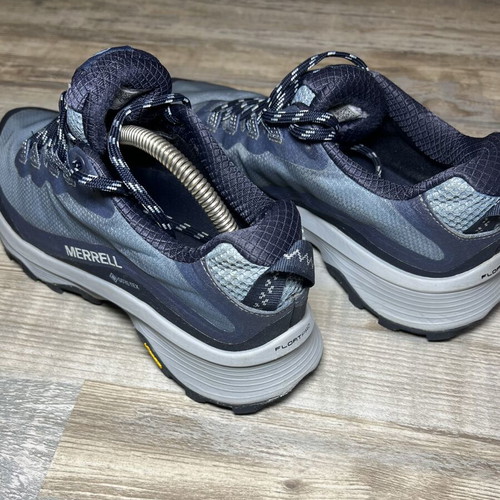 Merrell Moab Speed Gore-Tex Women's Hiking Shoes Navy Size 38.5 Like New