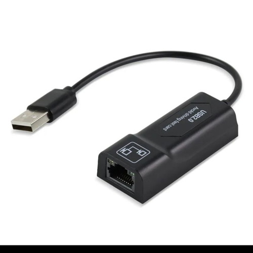 Ethernet USB adapter for computer and laptop with 100 Mbps internet port