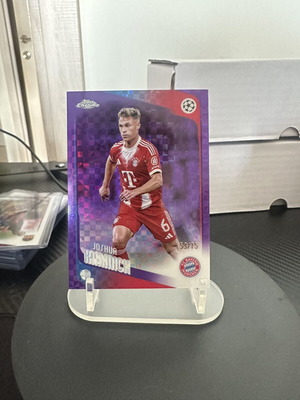 Topps Chrome UCC Joshua Kimmich μωβ γεωμετρική κάρτα 53/75 καινούργιο