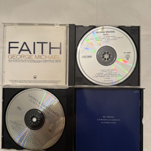 George Michael Faith & Ladies & Gentlemen 2 CD set like new