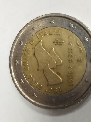 Two euro coin like new