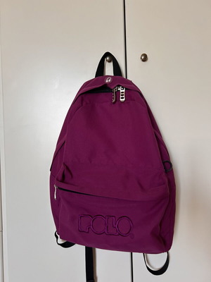 Polo bag used, purple