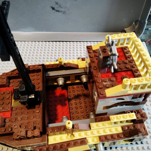 Pirate ship like new, Chinese compatible with popular building blocks