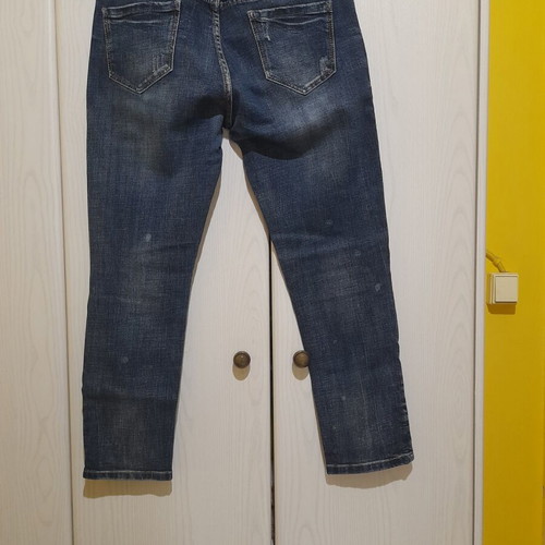 Invictus crop jeans like new, dark blue, size 38