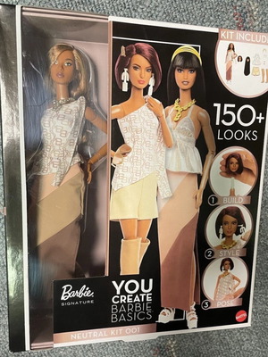 Barbie Basics You Create doll new