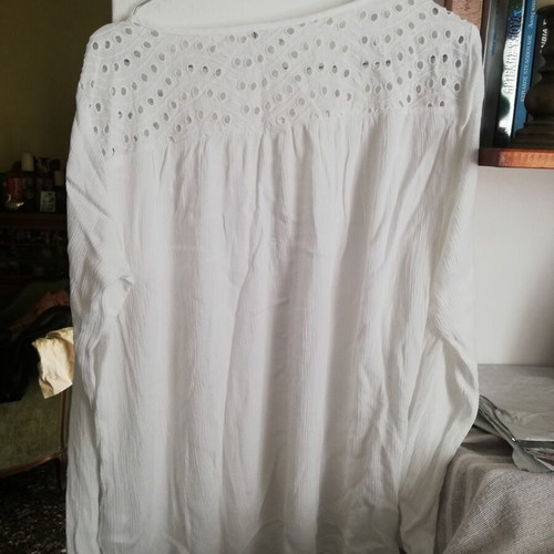 Lascana white blouse like new, size XXL 44