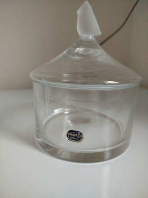 Crystal candy dish like new made of Bohemia glass