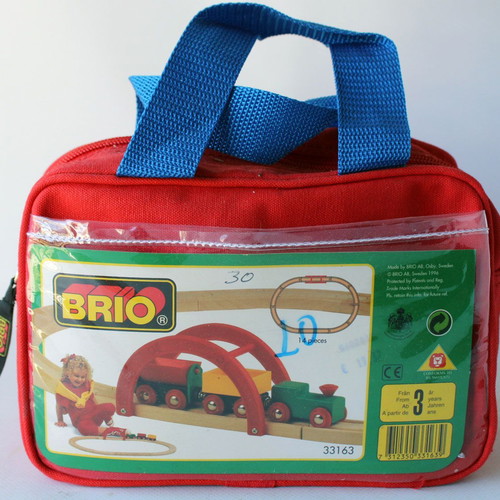 Vintage 1996 Brio Wooden Train Playset 33163 new