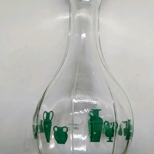 Vintage glass wine carafe 1964 like new