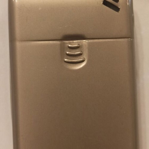 Mobile-shaped lighter used, needs refilling