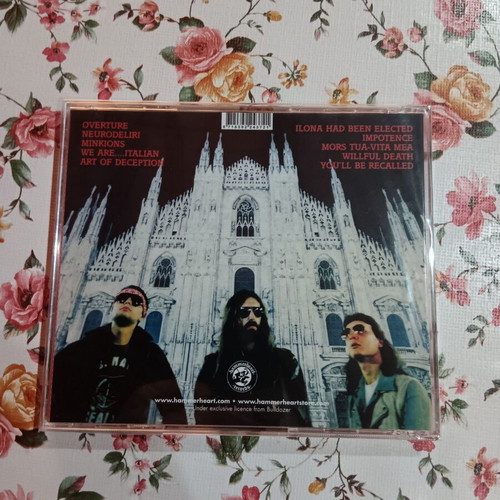 Bulldozer Neurodeliri CD new, Italian black thrash metal reissue