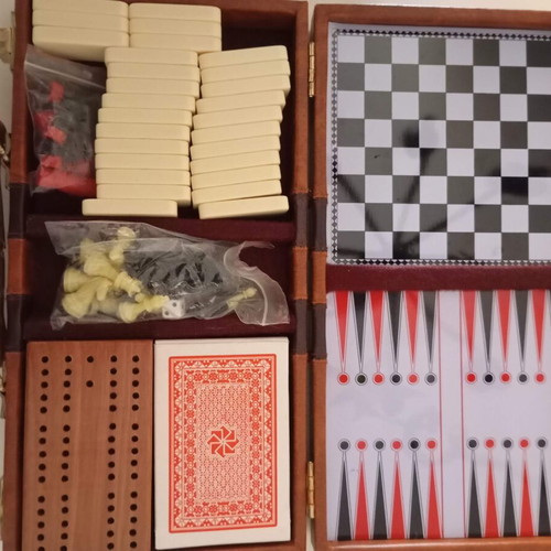 Travel games set used