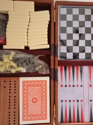 Travel games set used
