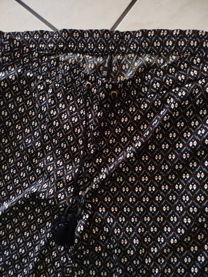 Stradivarius women's summer pants like new, black, sizes S and M